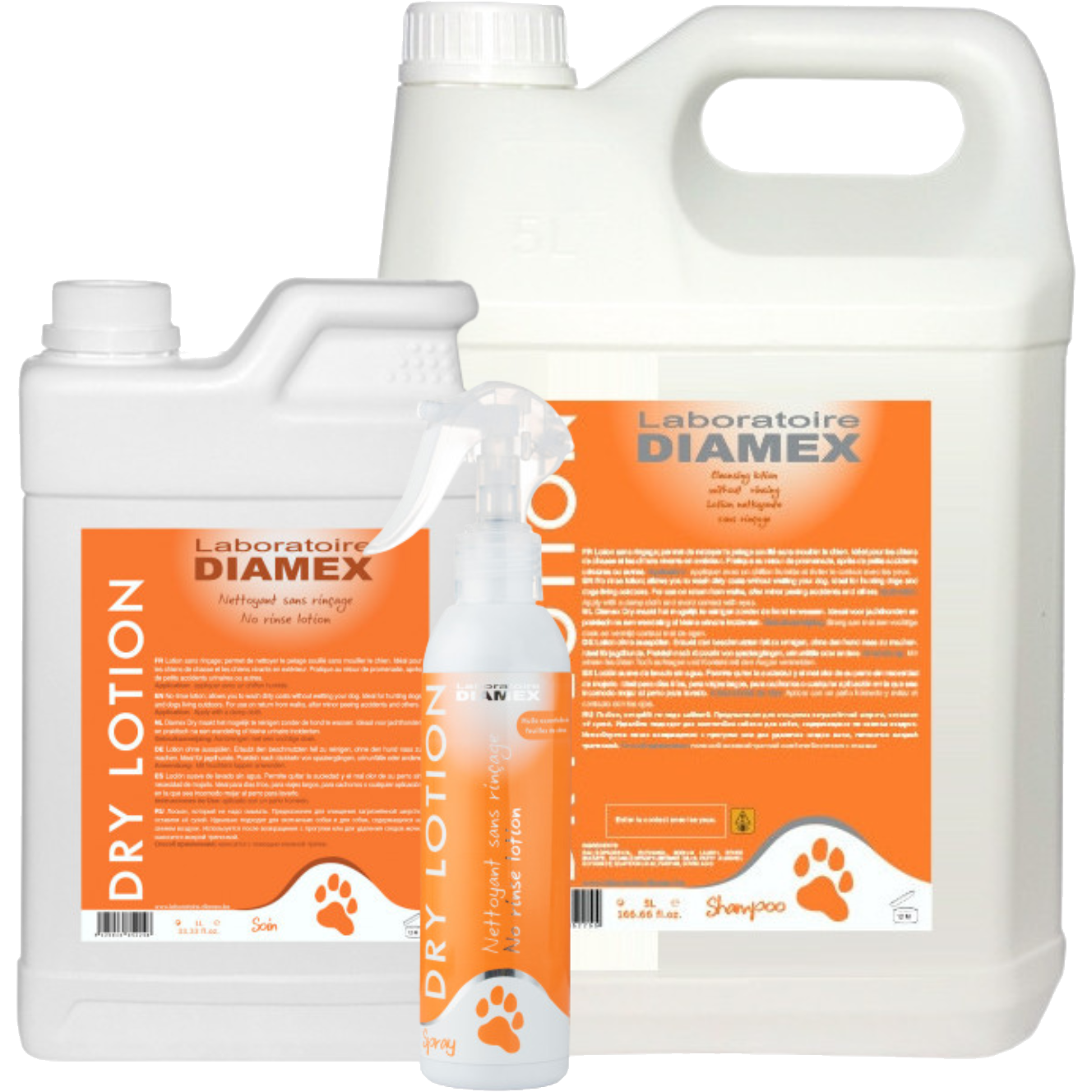 Diamex Dry Lotion sampon curatare fara clatire