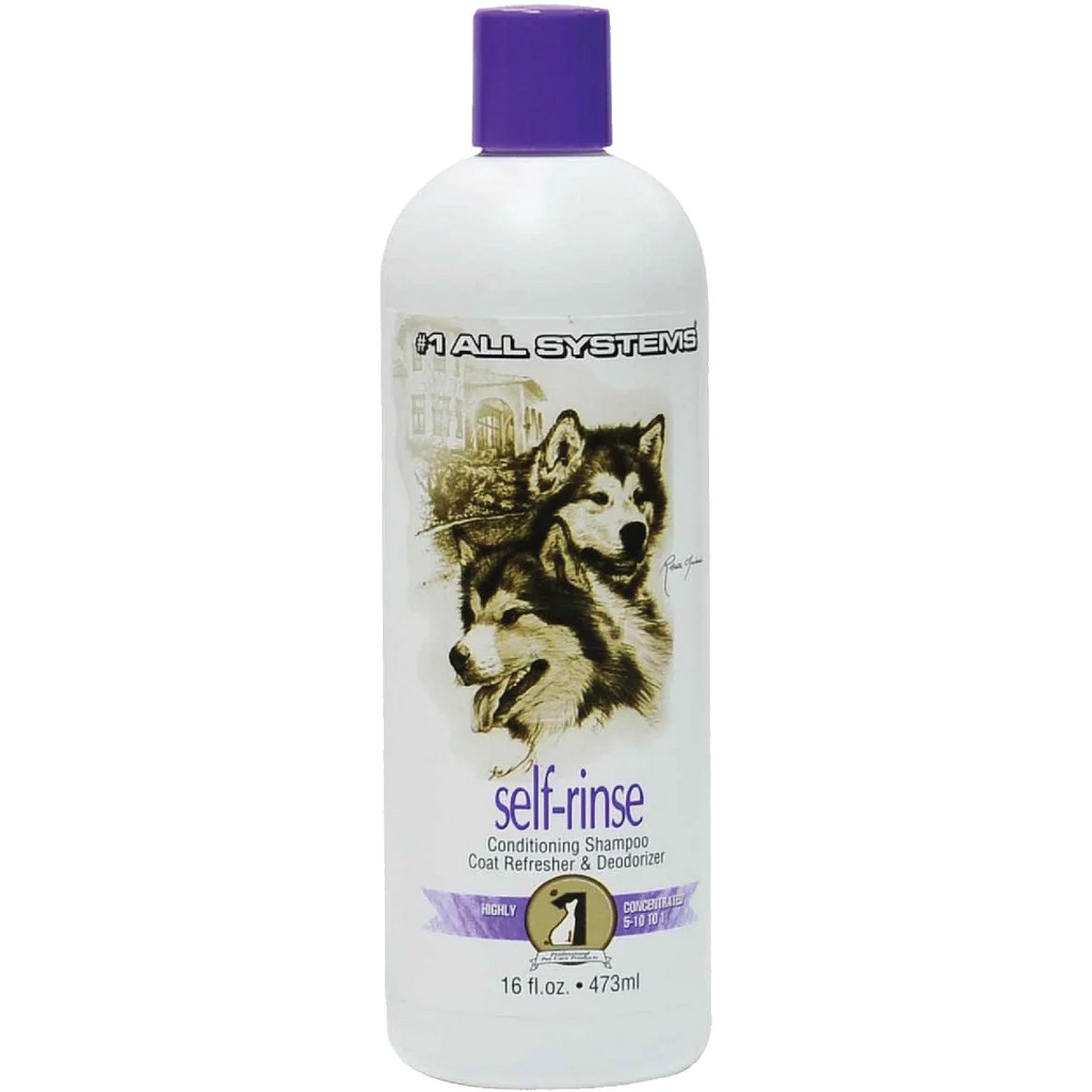 #1 All Systems Self-Rinse Conditioning Shampoo & Coat Refresher sampon curtare uscata