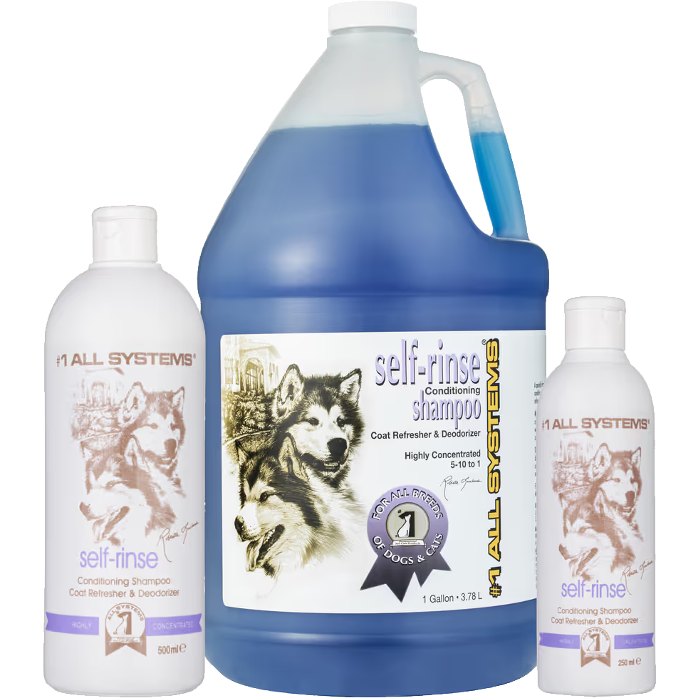 #1 All Systems Self-Rinse Conditioning Shampoo & Coat Refresher sampon curtare uscata
