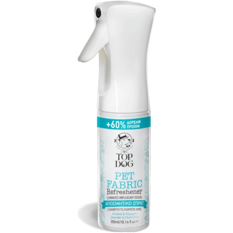 Top Dog Pet Fabric Refreshener spray indepartare miros animale companie